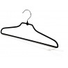 Wire hanger with bar, black rubber